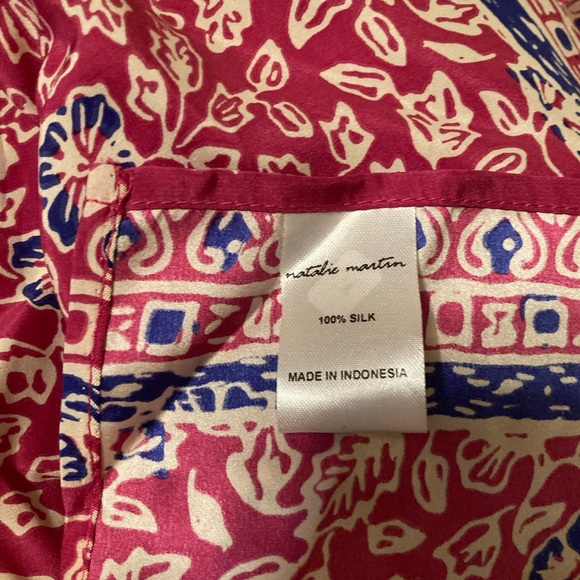 NWT NATALIE MARTIN Sarong In Floral Print Lavender - Picture 4 of 10